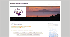 Desktop Screenshot of not-for-profit.org.nz