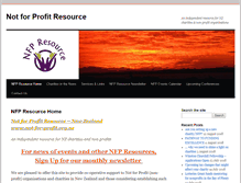 Tablet Screenshot of not-for-profit.org.nz